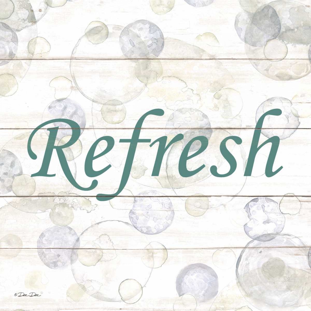 Refresh Bubbles art print by Dee Dee for $57.95 CAD