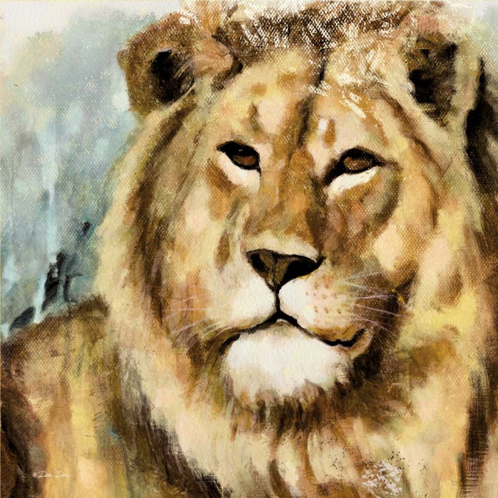 The Lion art print by Dee Dee for $57.95 CAD