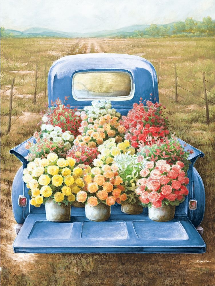 Flowers for Sale art print by Dee Dee for $57.95 CAD