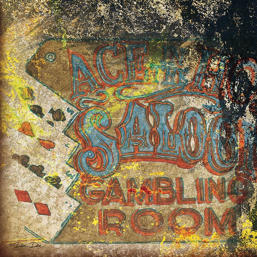 Gambling Room art print by Dee Dee for $57.95 CAD