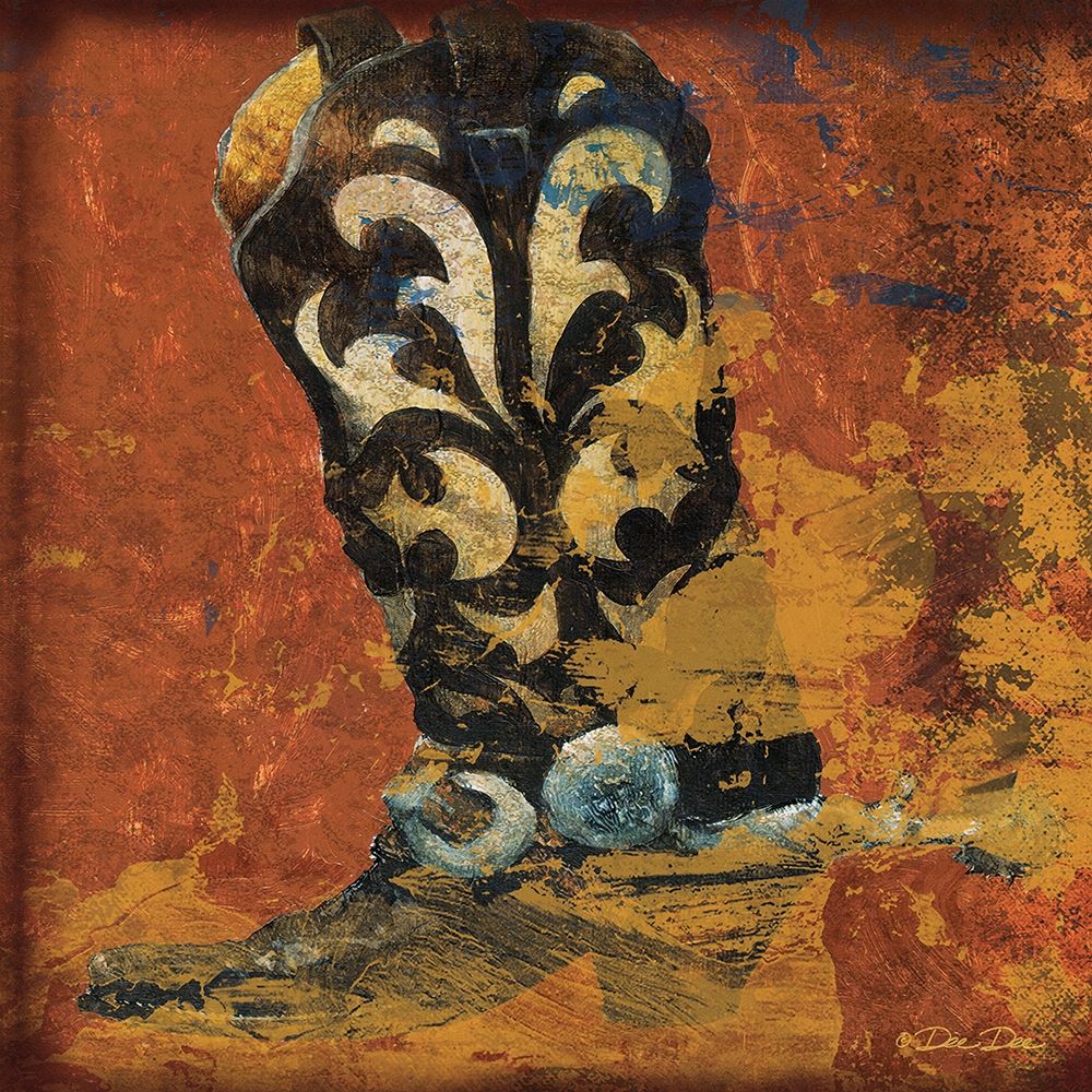 Cowboy Boot art print by Dee Dee for $57.95 CAD