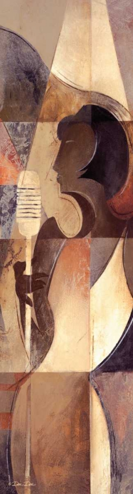 Abstract Music II art print by Dee Dee for $57.95 CAD