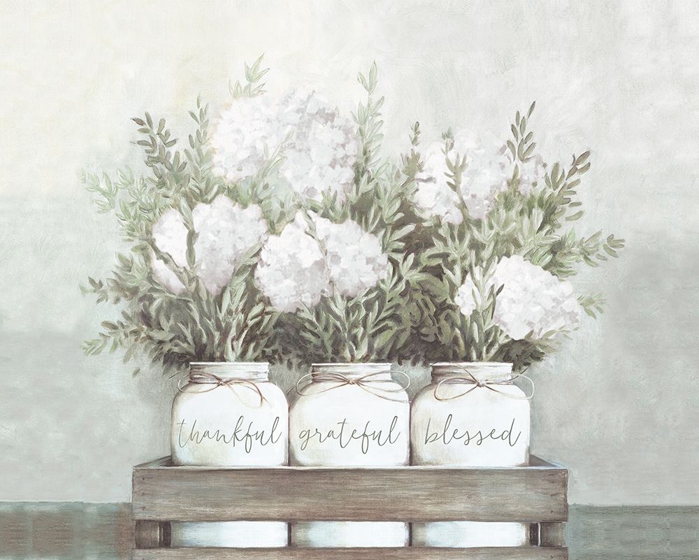 White Flower Jars art print by Dogwood Portfolio for $57.95 CAD