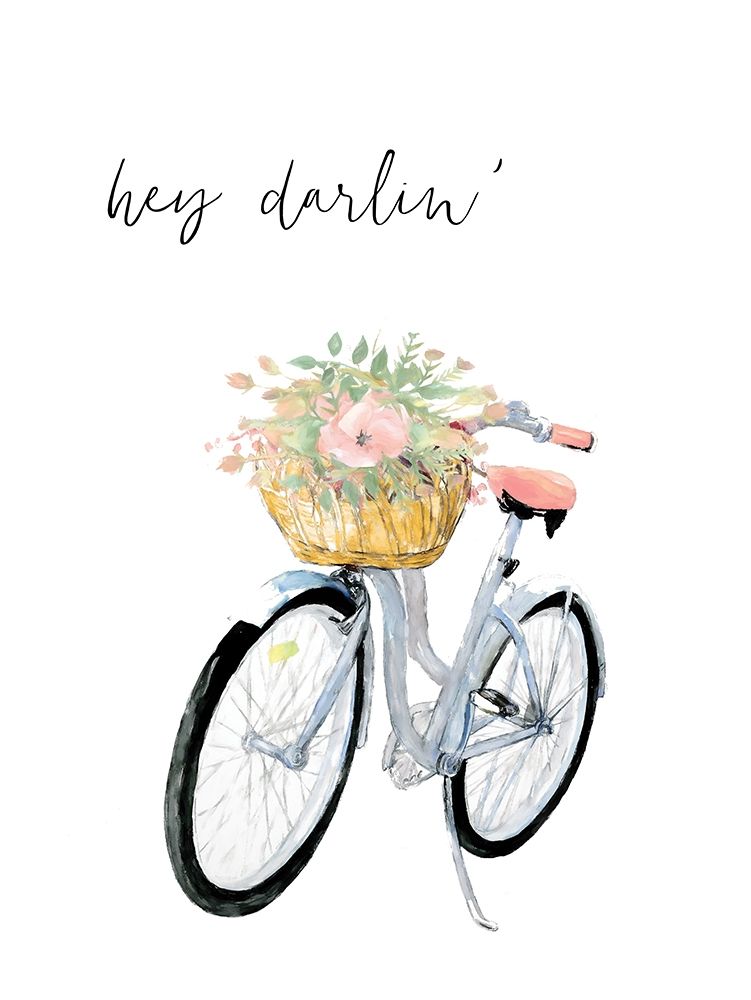 Hey Darlin Bicycle art print by Dogwood Portfolio for $57.95 CAD