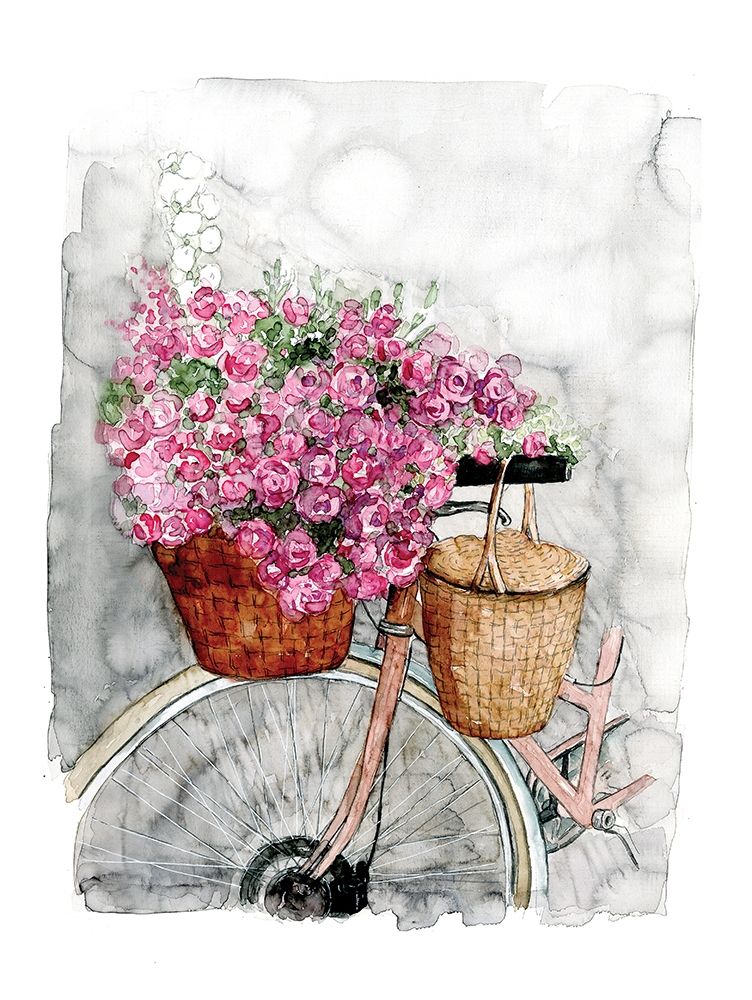 Bicycle in Spring art print by Dogwood Portfolio for $57.95 CAD
