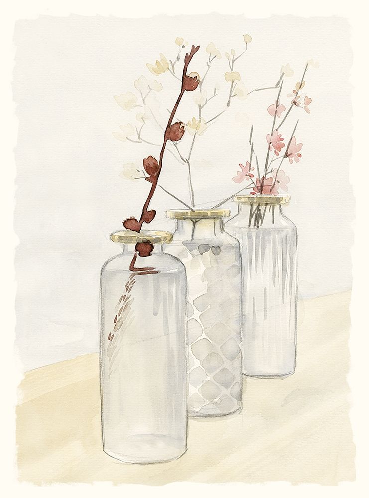Glass Bottle Row art print by Dogwood Portfolio for $57.95 CAD