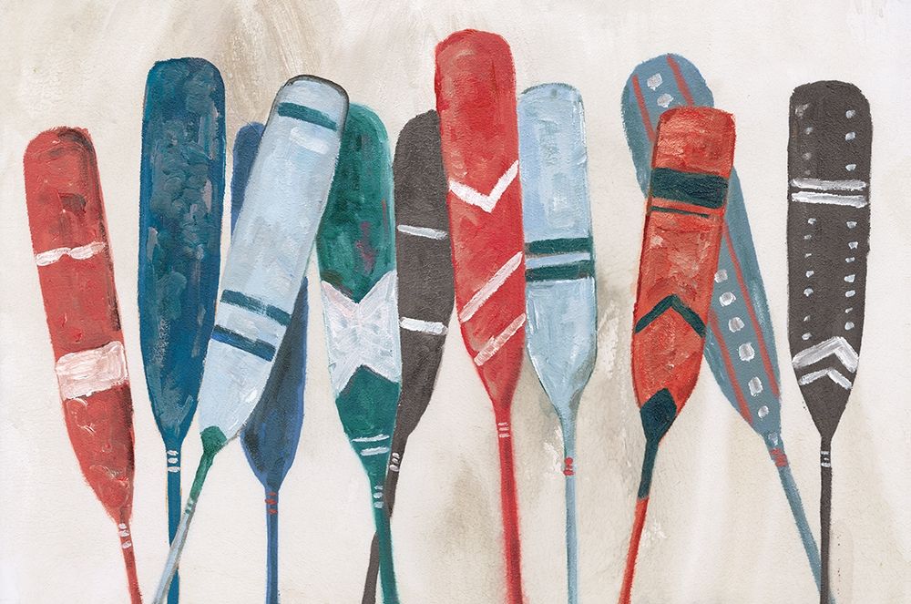 Pattern Paddles art print by Dogwood Portfolio for $57.95 CAD