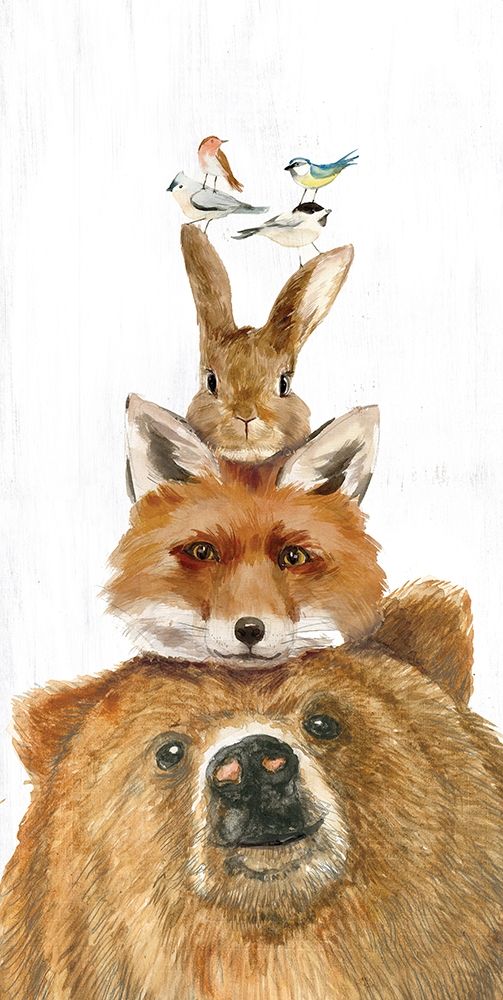 Woodland Friends art print by Dogwood Portfolio for $57.95 CAD