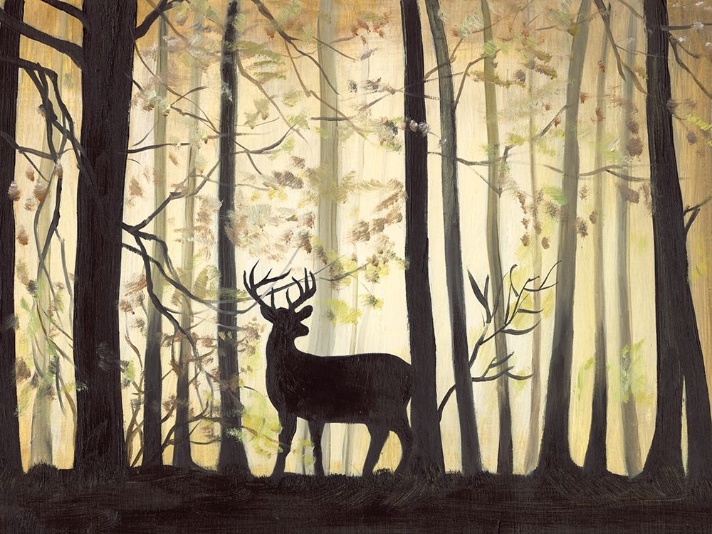 Misty Morning Deer art print by Dogwood Portfolio for $57.95 CAD