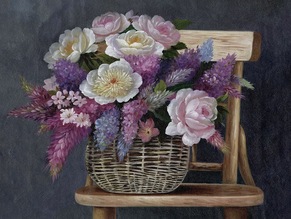 Basket of Blooms art print by Dogwood Portfolio for $57.95 CAD