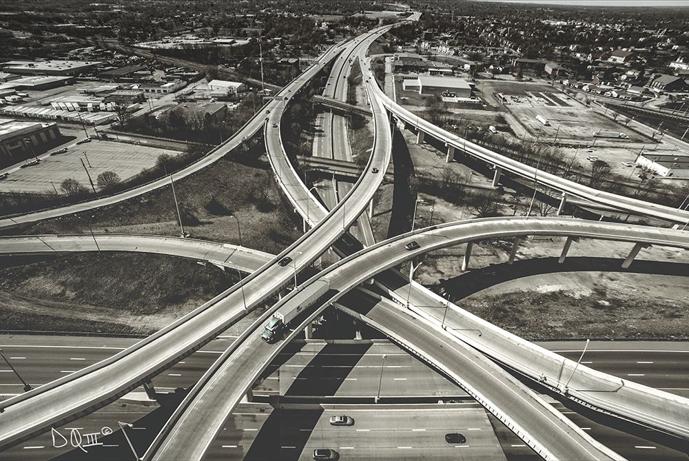 Highway Crossing art print by Donnie Quillen for $57.95 CAD