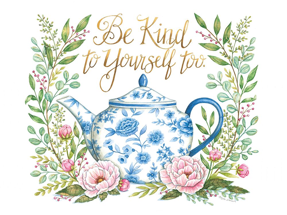 Teapot Kindness art print by Deb Strain for $57.95 CAD
