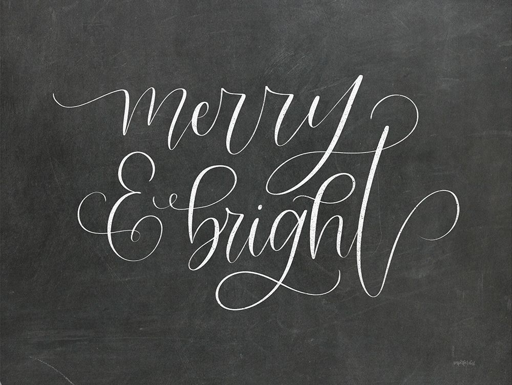 Merry And Bright art print by Imperfect Dust for $57.95 CAD