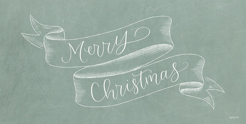 Merry Christmas Banner art print by Imperfect Dust for $57.95 CAD