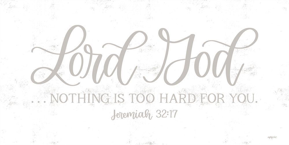 Lord God art print by Imperfect Dust for $57.95 CAD