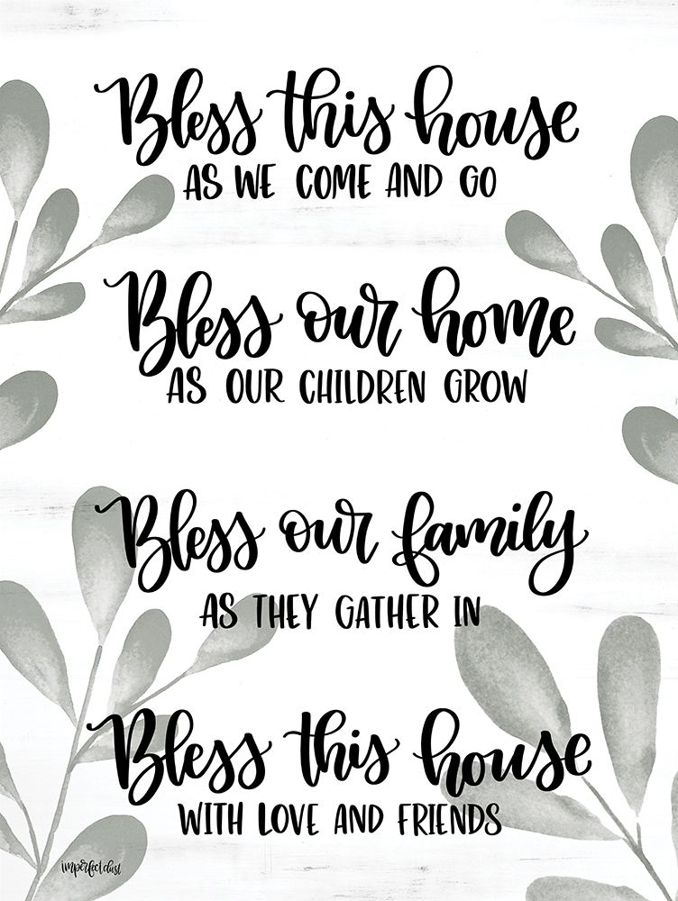 Bless this House art print by Imperfect Dust for $57.95 CAD
