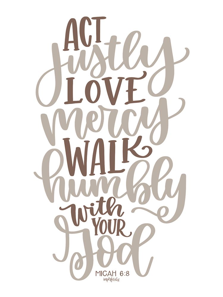 Act Justly art print by Imperfect Dust for $57.95 CAD