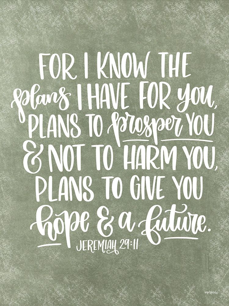 The Plans I Have for You art print by Imperfect Dust for $57.95 CAD
