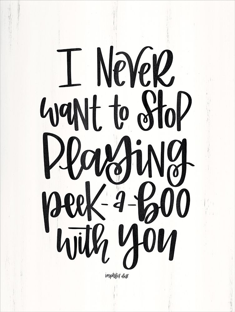 Peek-A-Boo art print by Imperfect Dust for $57.95 CAD