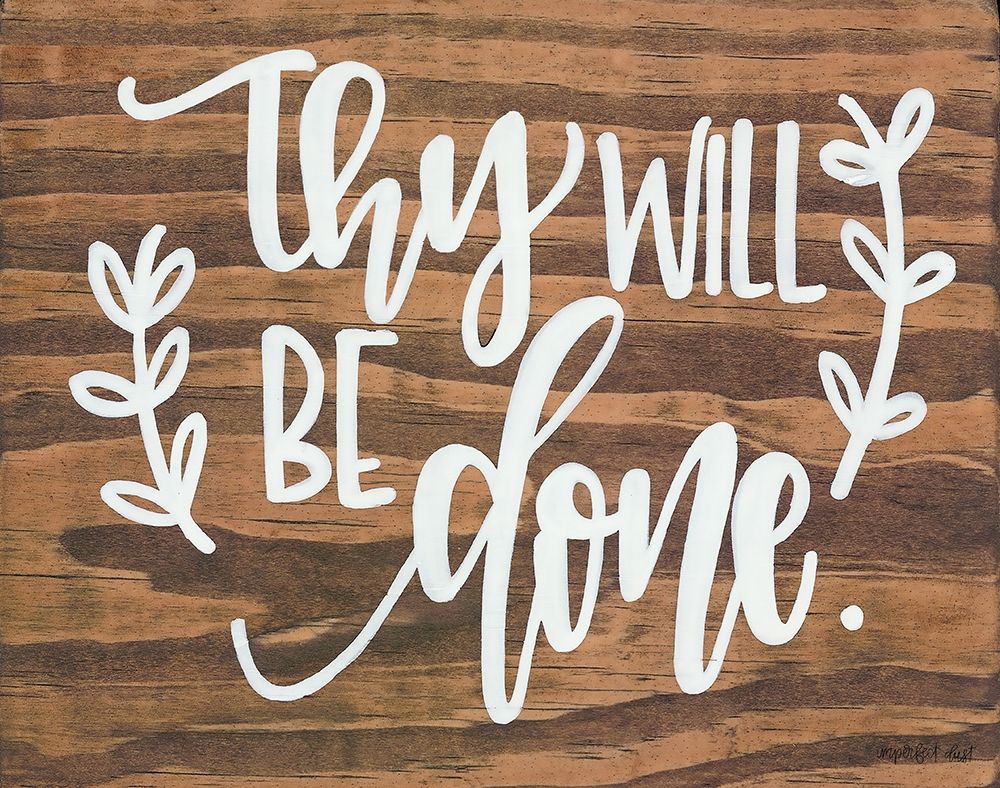 Thy Will Be Done. art print by Imperfect Dust for $57.95 CAD