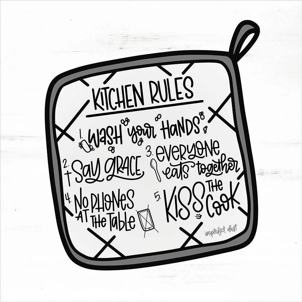 Kitchen Rules art print by Imperfect Dust for $57.95 CAD