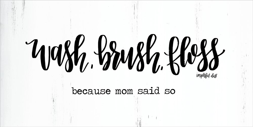 Wash Brush Floss art print by Imperfect Dust for $57.95 CAD