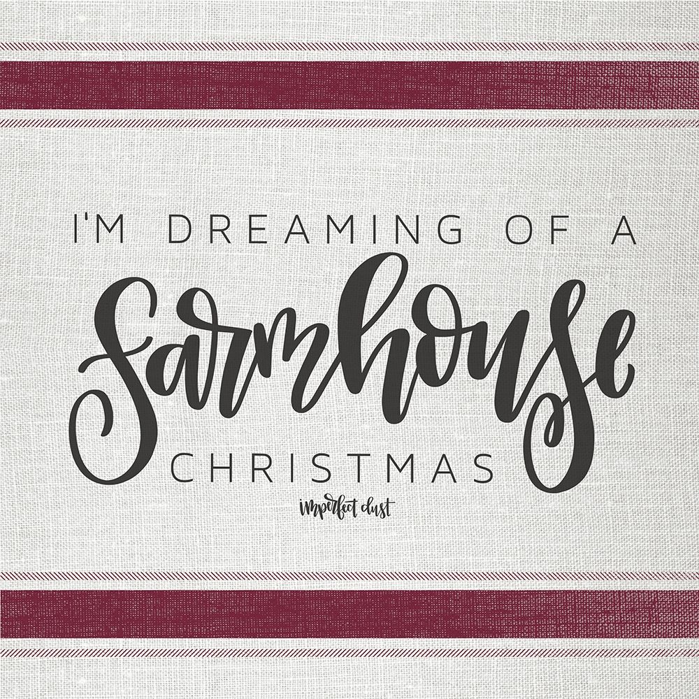 Farmhouse Christmas art print by Imperfect Dust for $57.95 CAD