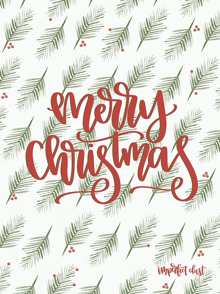 Merry Christmas art print by Imperfect Dust for $57.95 CAD