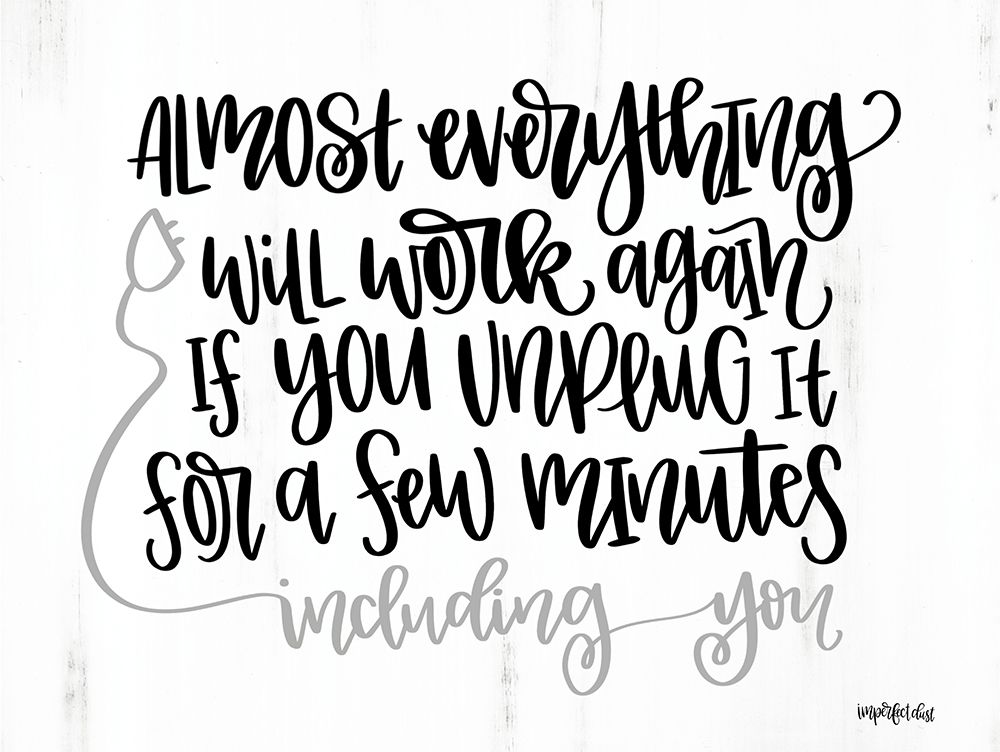 Unplug art print by Imperfect Dust for $57.95 CAD