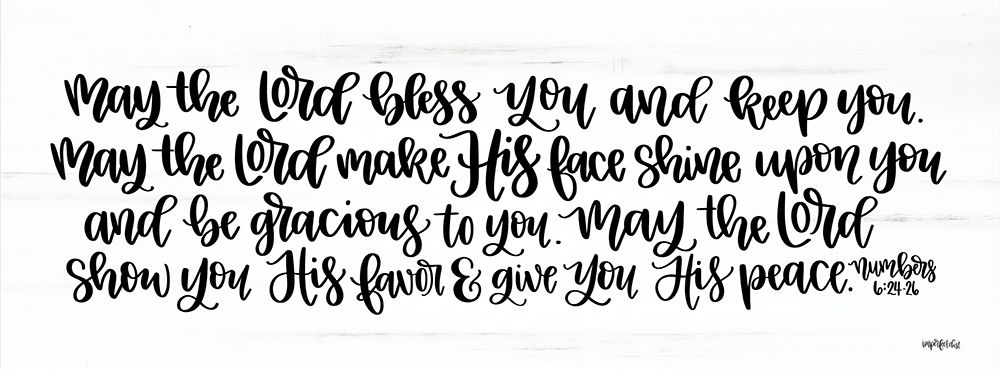 May the Lord Bless You and Keep You art print by Imperfect Dust for $57.95 CAD