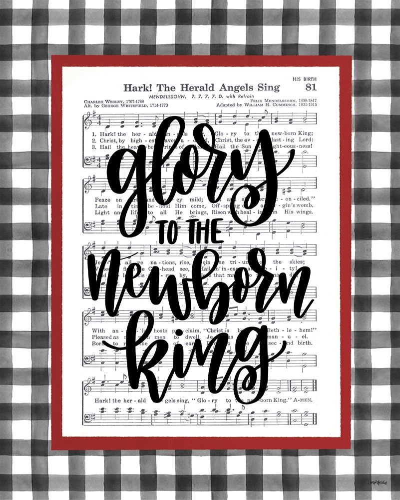 Glory to the Newborn King art print by Imperfect Dust for $57.95 CAD