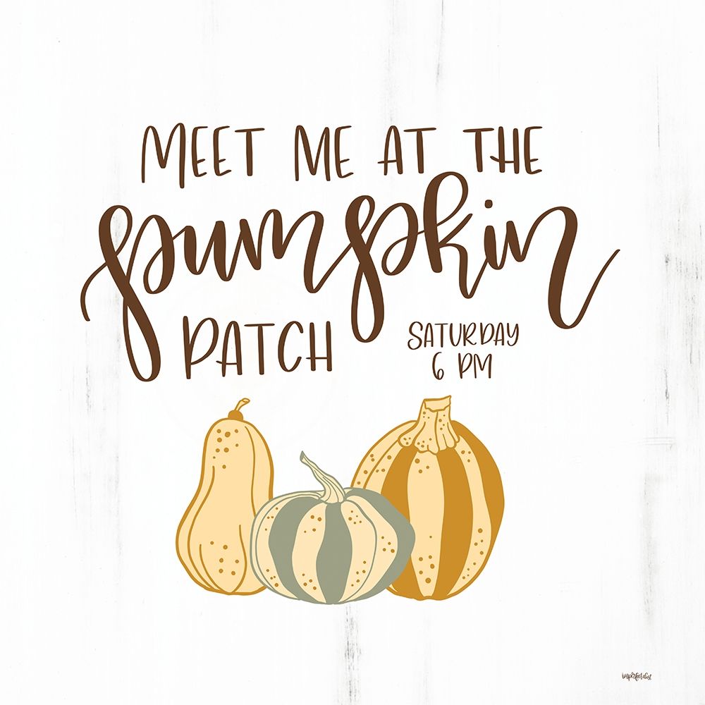 Pumpkin Patch art print by Imperfect Dust for $57.95 CAD