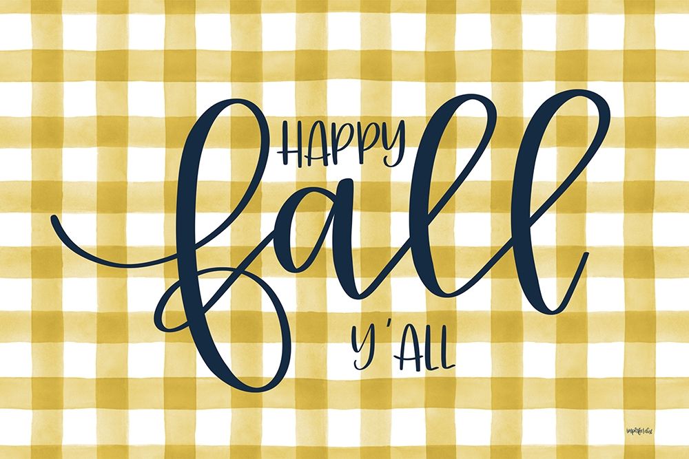 Happy Fall YAll art print by Imperfect Dust for $57.95 CAD