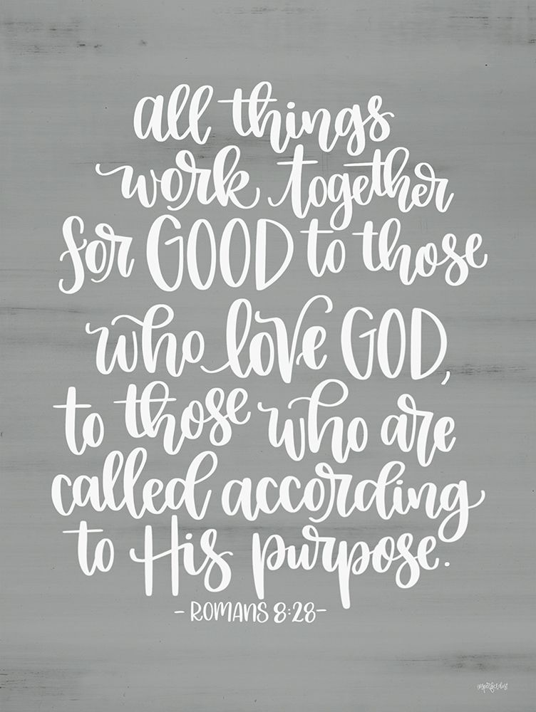 Romans 8:28 art print by Imperfect Dust for $57.95 CAD