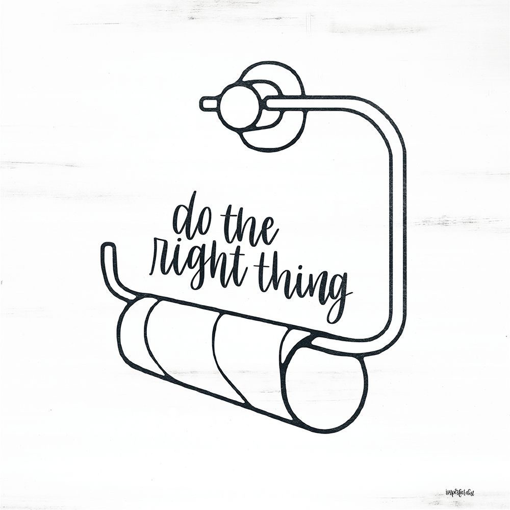 Empty Toilet Paper Roll art print by Imperfect Dust for $57.95 CAD