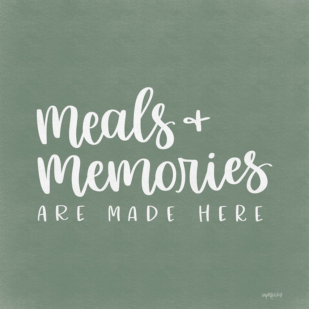 Meals And Memories art print by Imperfect Dust for $57.95 CAD