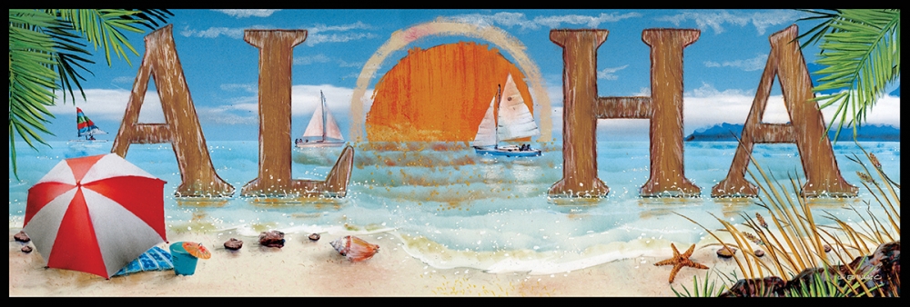 Aloha art print by Ed Wargo for $57.95 CAD