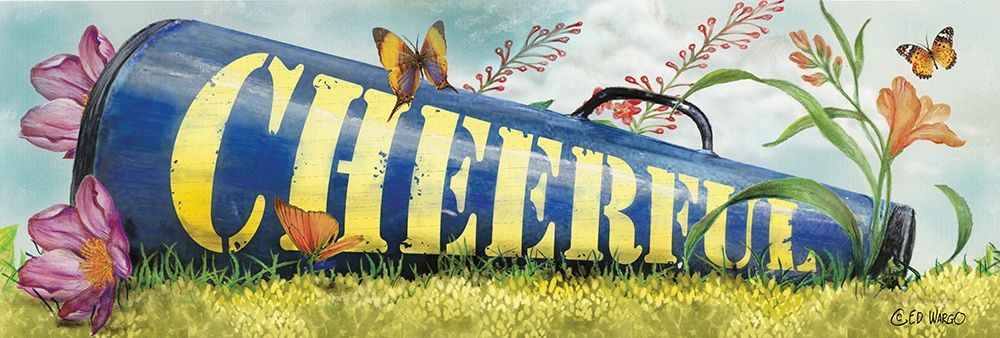 Cheerful art print by Ed Wargo for $57.95 CAD