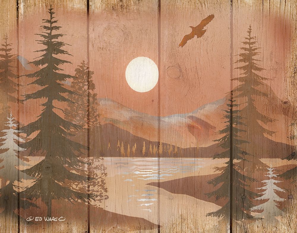 Full Moon II art print by Ed Wargo for $57.95 CAD