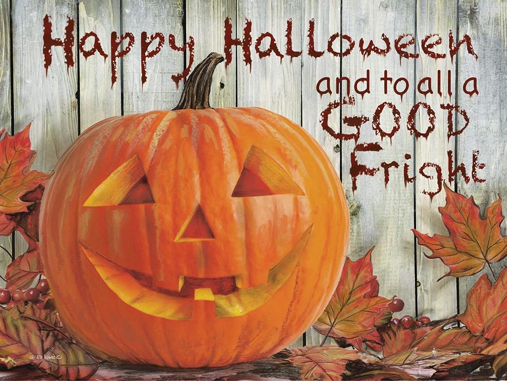 Happy Halloween art print by Ed Wargo for $57.95 CAD