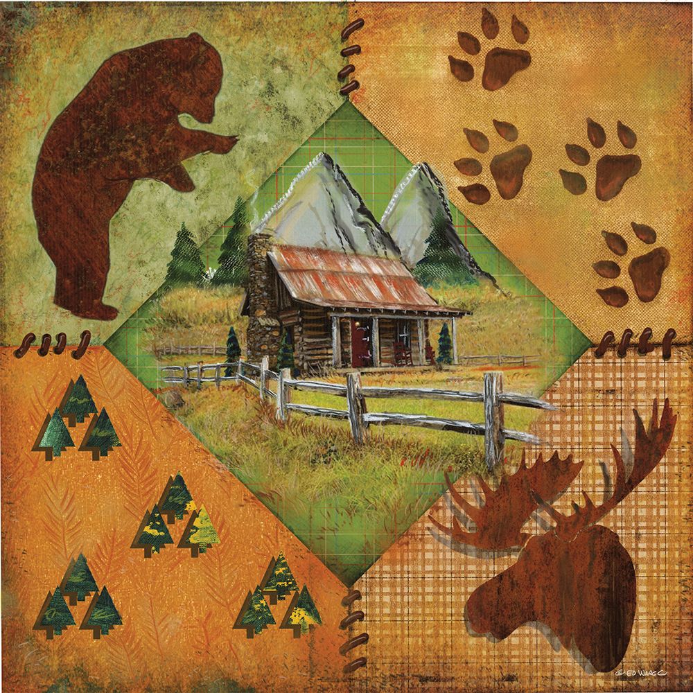 Animals in the Mountains art print by Ed Wargo for $57.95 CAD