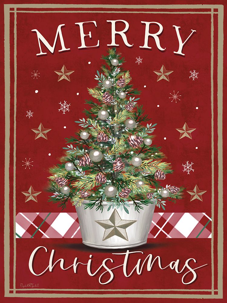 Winterbury Merry Christmas art print by Elizabeth Tyndall for $57.95 CAD