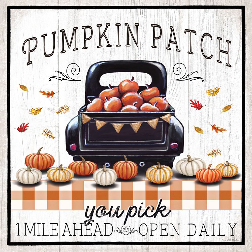 Pumpkin Patch art print by Elizabeth Tyndall for $57.95 CAD