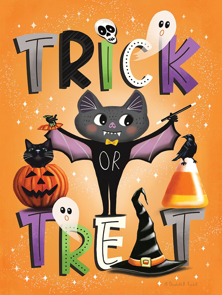 Trick or Treat art print by Elizabeth Tyndall for $57.95 CAD