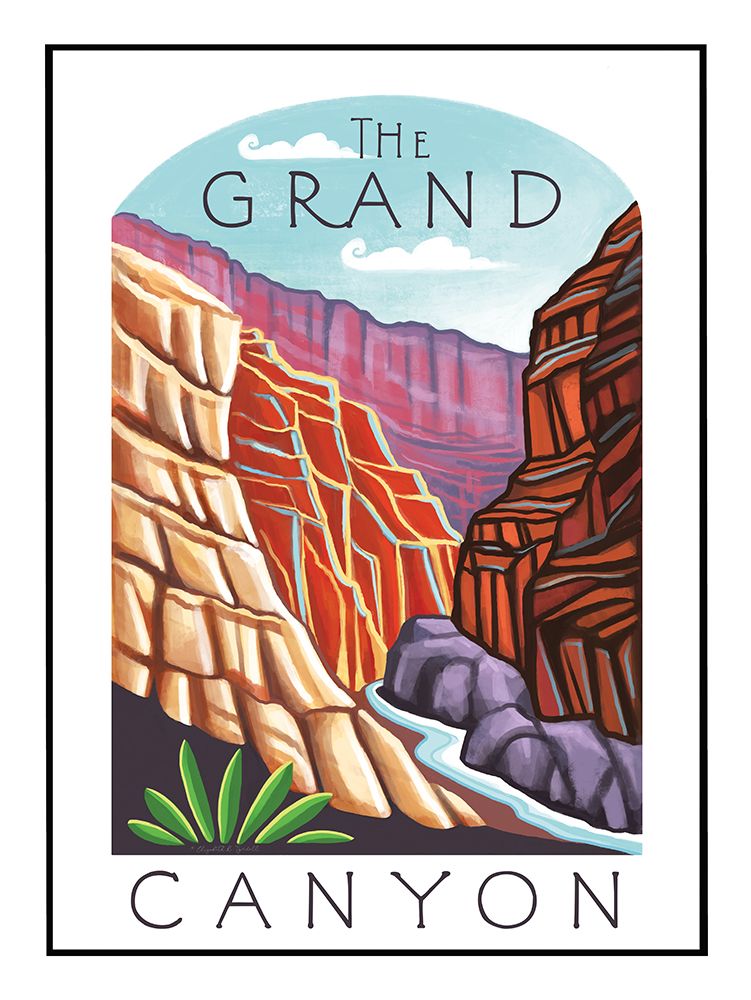 The Grand Canyon art print by Elizabeth Tyndall for $57.95 CAD