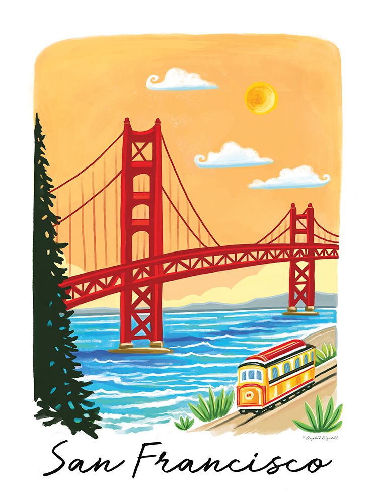 San Francisco art print by Elizabeth Tyndall for $57.95 CAD