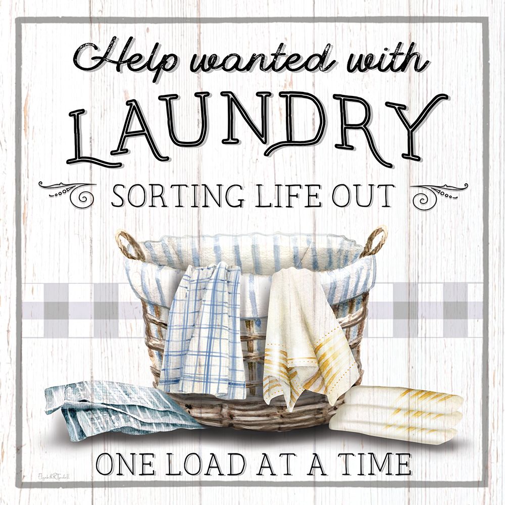 Laundry Help Wanted art print by Elizabeth Tyndall for $57.95 CAD