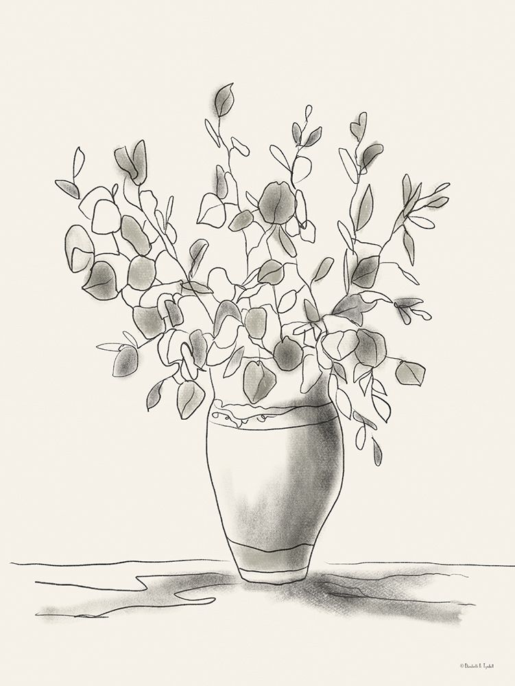 Sketchy Bouquet I art print by Elizabeth Tyndall for $57.95 CAD