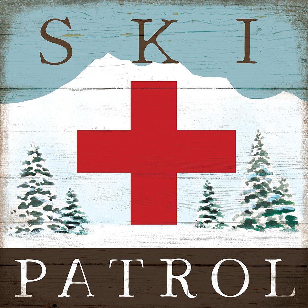 Ski Patrol art print by Elizabeth Tyndall for $57.95 CAD