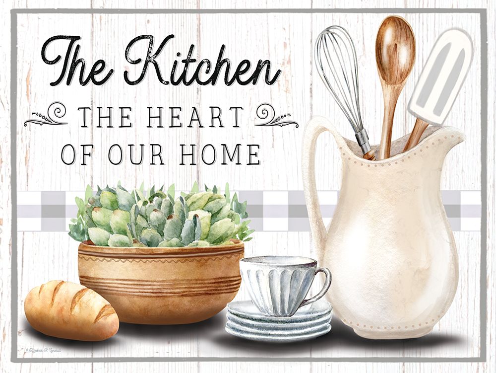 The Kitchen art print by Elizabeth Tyndall for $57.95 CAD